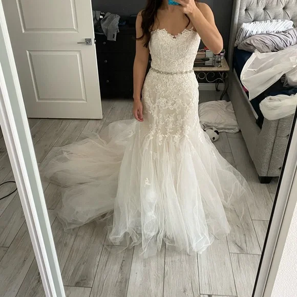 Cocomelody mermaid corset wedding dress - Picture 2 of 3